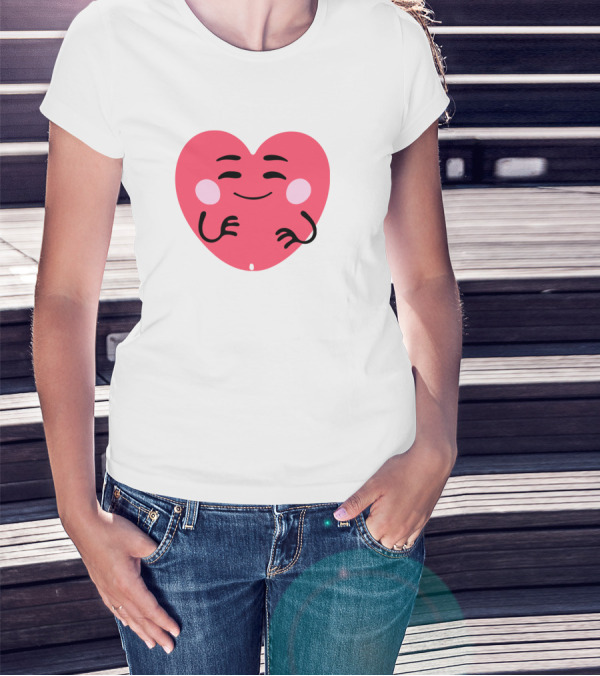 In Isolationship Happy Heart Hugging Itself T-Shirt