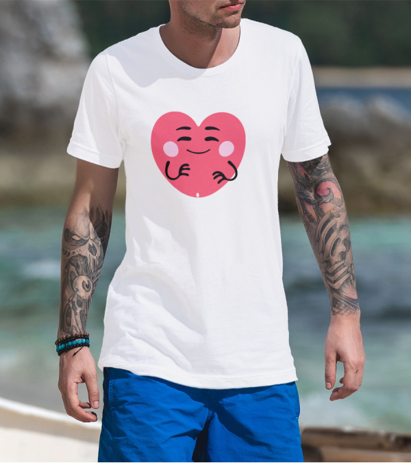 In Isolationship Happy Heart Hugging Itself T-Shirt