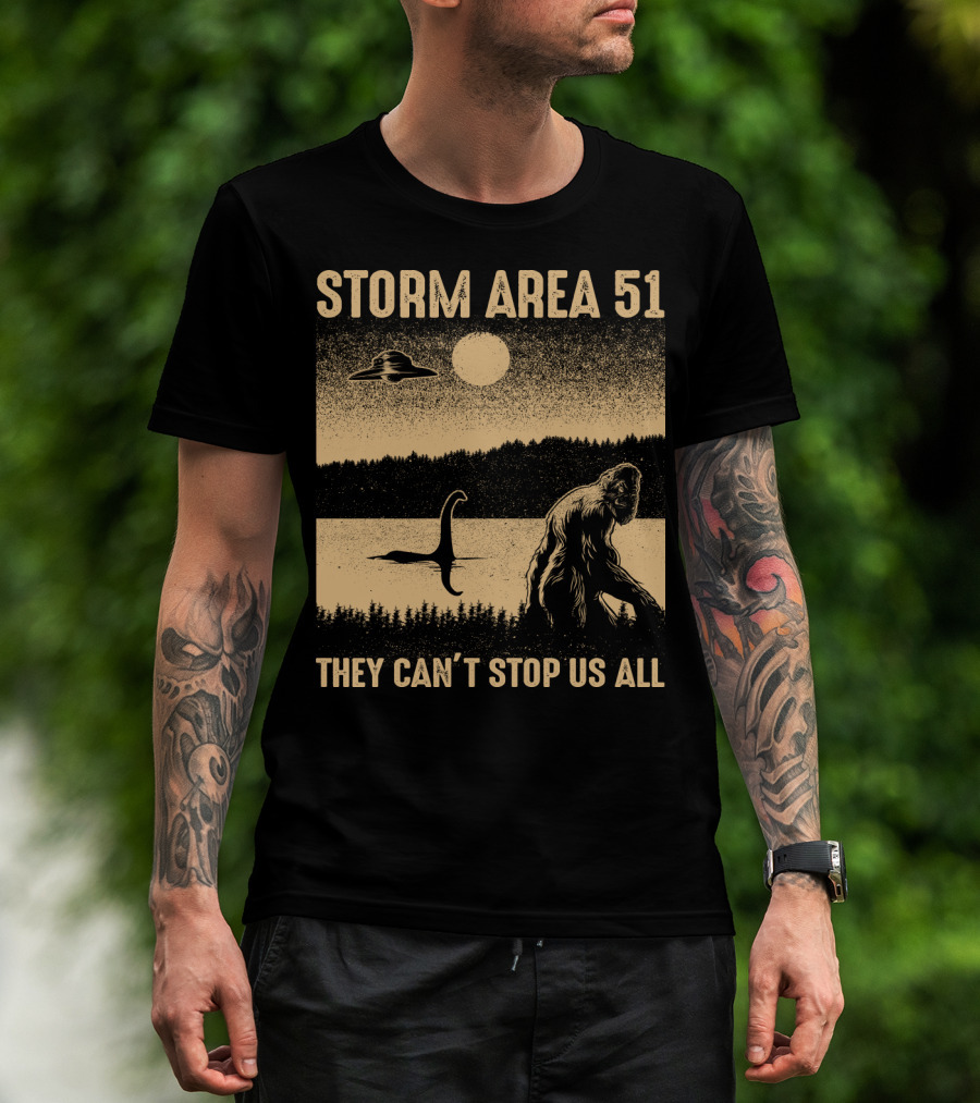Storm Area 51 They Can't Stop US All T-Shirt