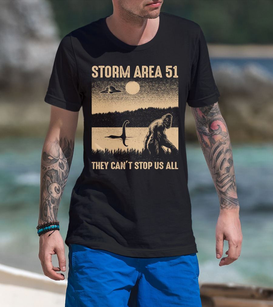 Storm Area 51 They Can't Stop US All T-Shirt