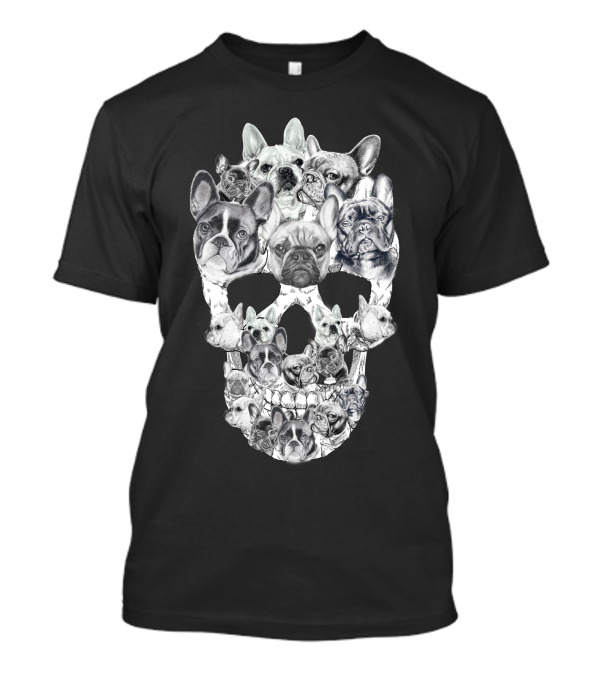 French Bulldogs Skull T-Shirt