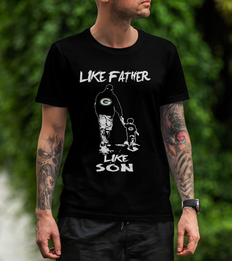 Green Bay Packers Like Father Like Son T-Shirt
