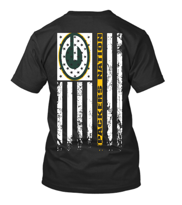 Packers Nation Green Bay Packers Usa Tribute T-Shirt