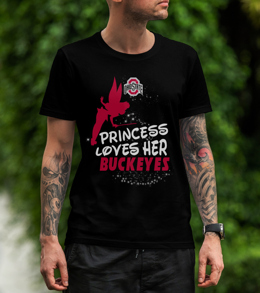 Ohio State Princess Loves Her Buckeyes T-Shirt