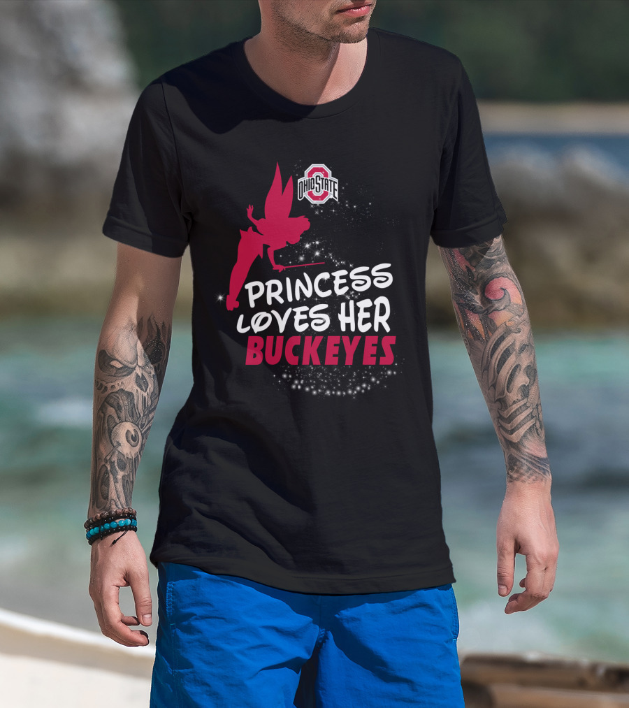 Ohio State Princess Loves Her Buckeyes T-Shirt