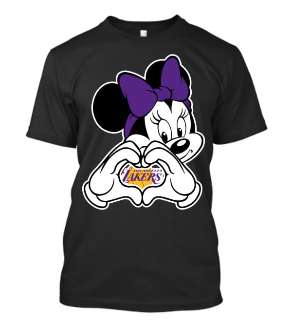 Minnie Mouse Los Angeles Lakers Fan T-Shirt