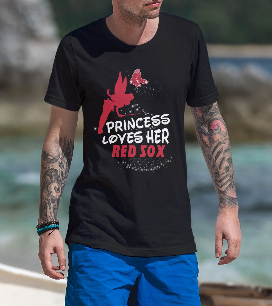 Princess Loves Her Red Sox T-Shirt