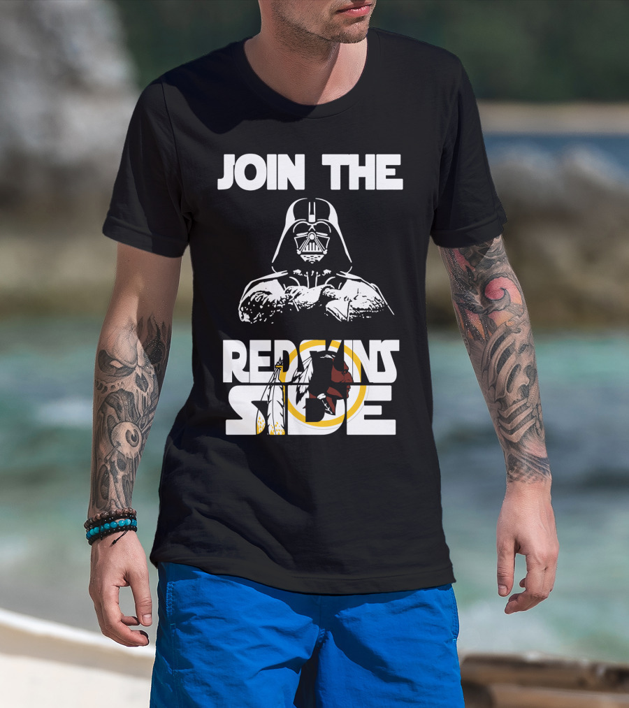 Join The Redskins Side T-Shirt