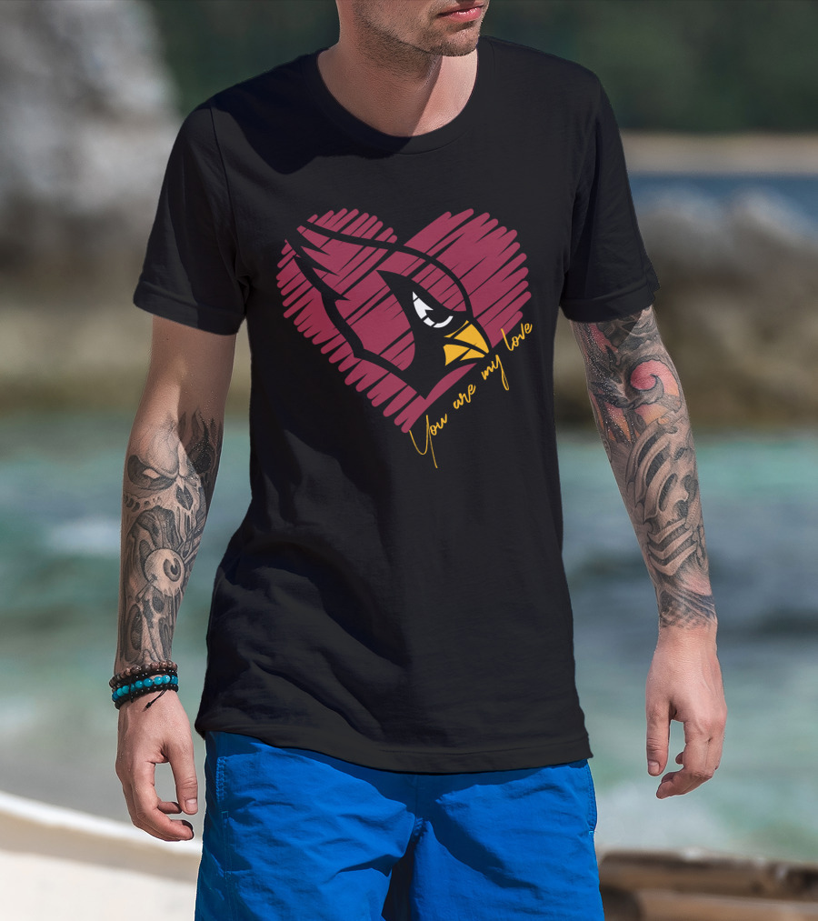 Arizona Cardinals You Are My Love T-Shirt