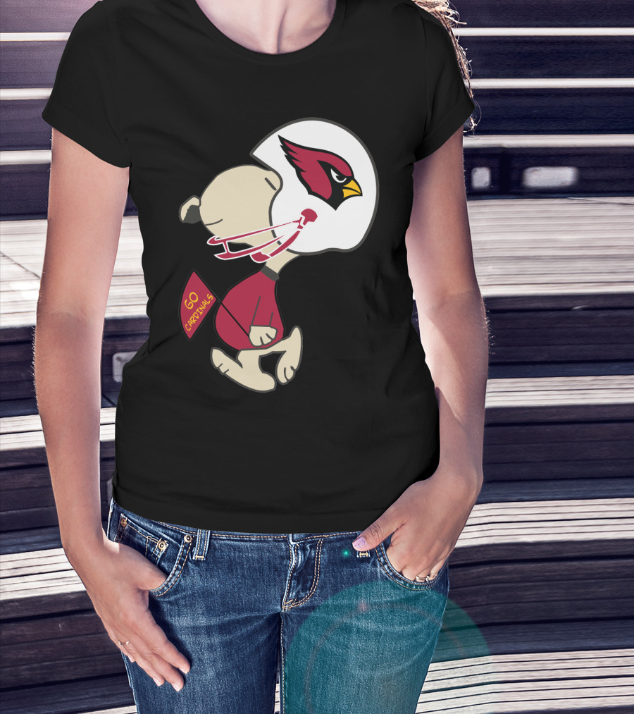 Go Cardinals Fans Helmet T-Shirt
