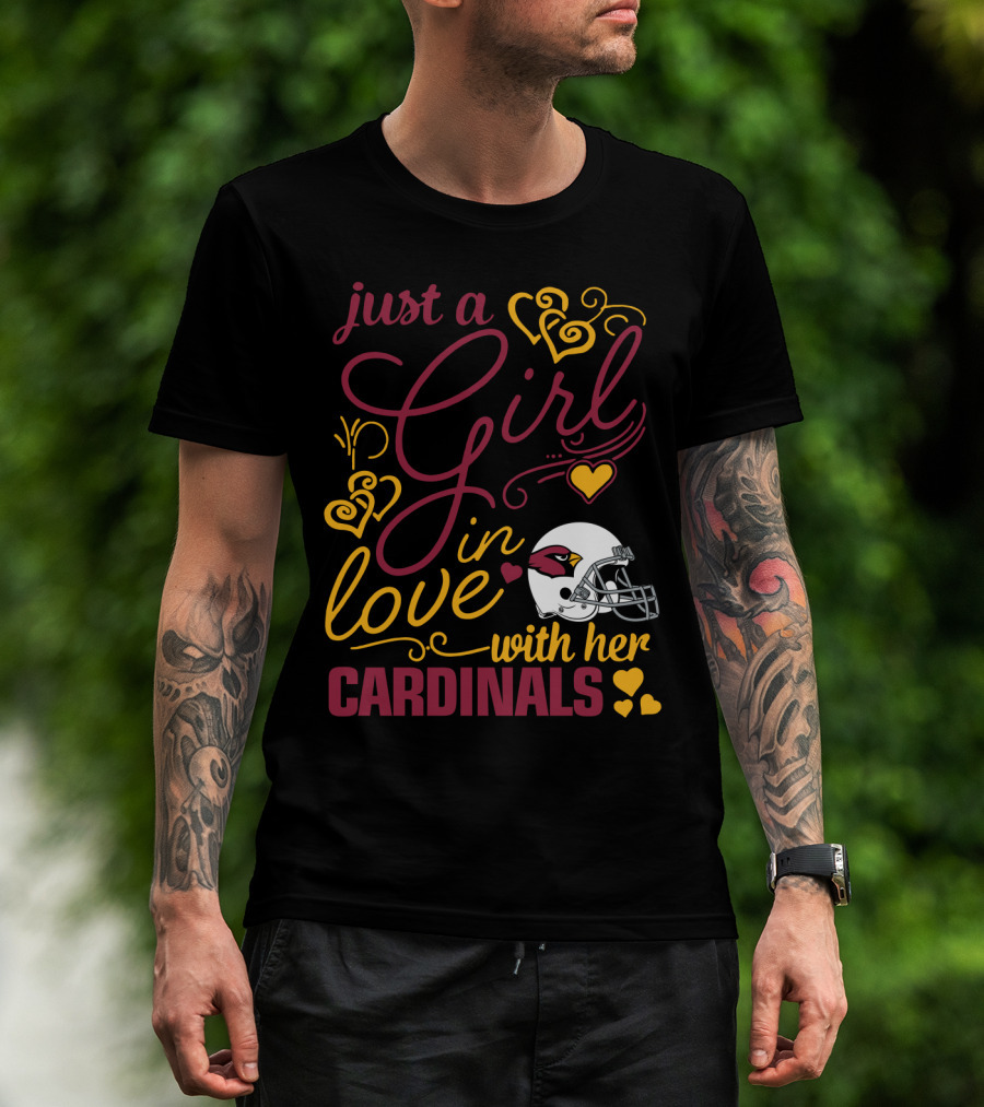 Just A Girl In Love With Her Cardinals T-Shirt