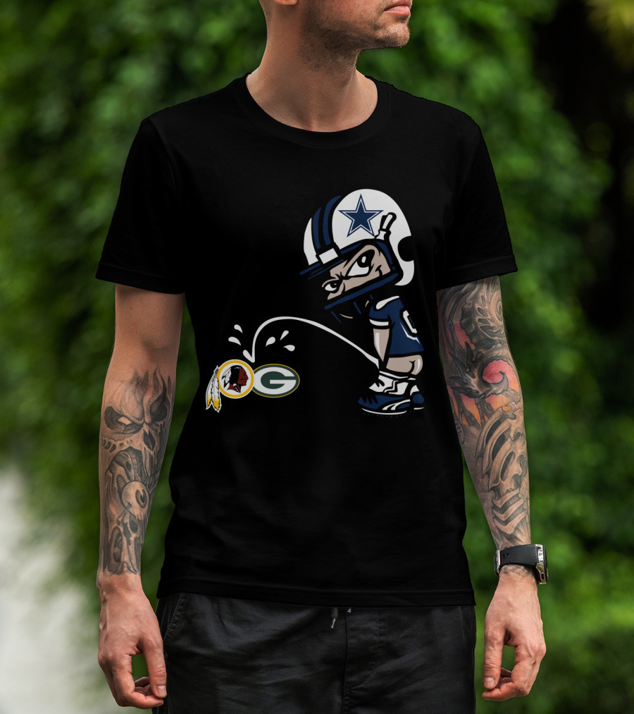 Cowboys Nation Rivalry Symbols Football Humor T-Shirt