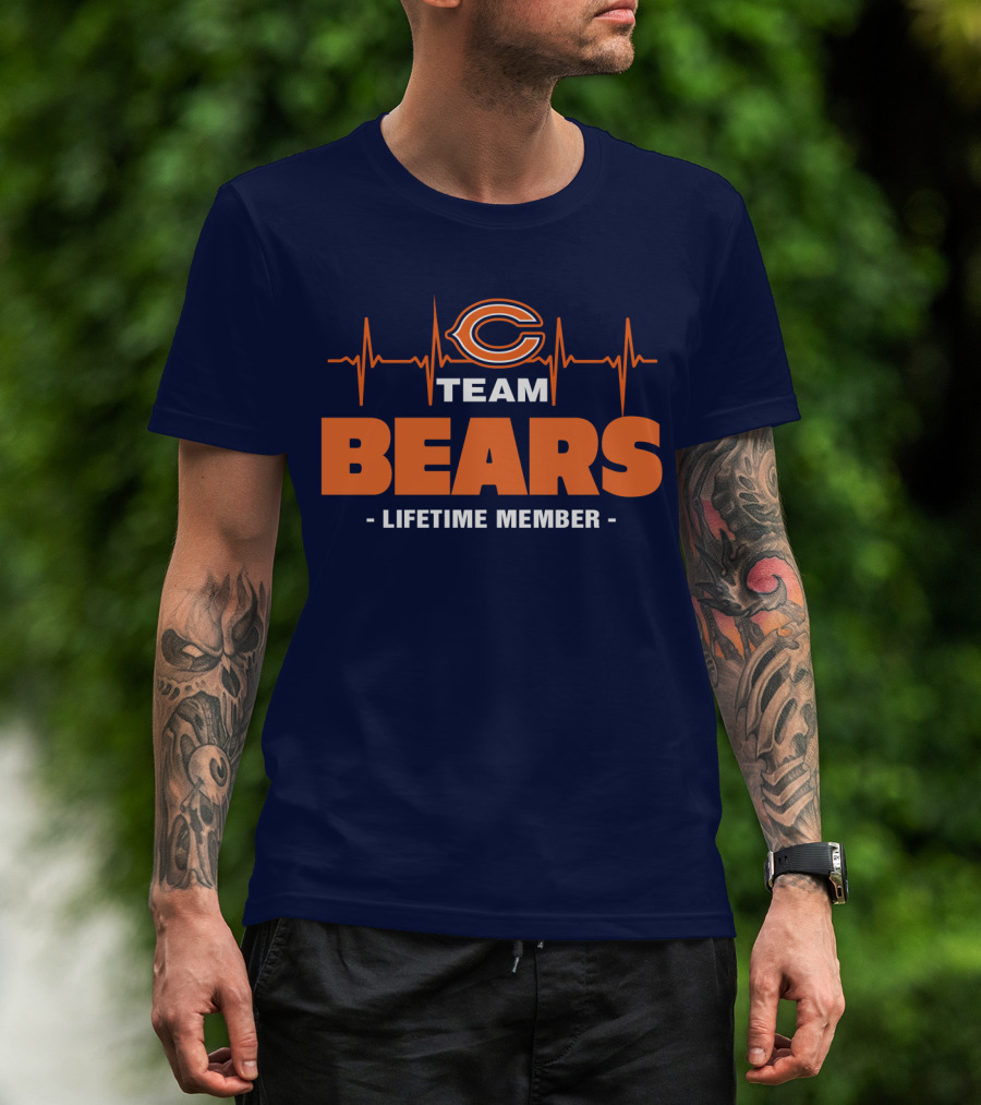 Team Chicago Bears Lifetime Member T-Shirt
