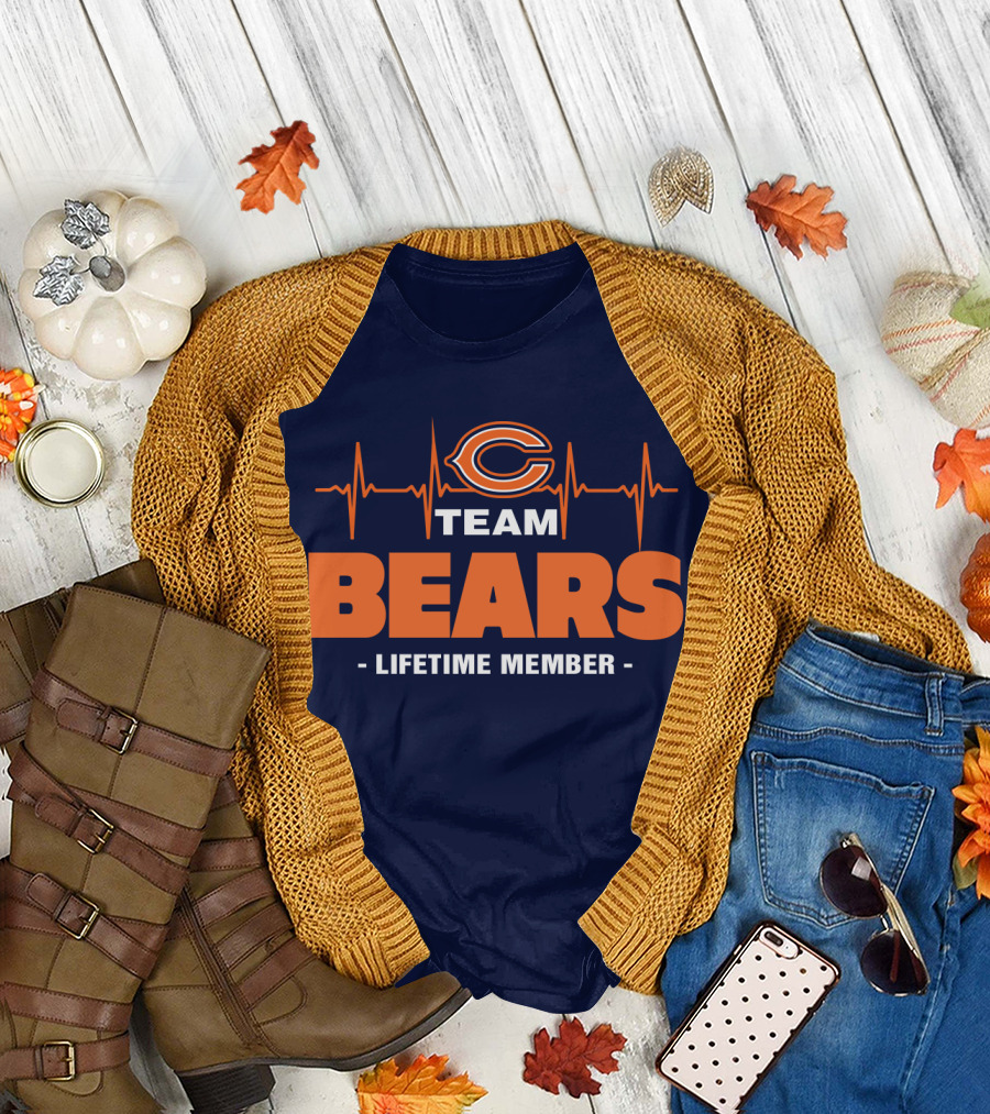 Team Chicago Bears Lifetime Member T-Shirt