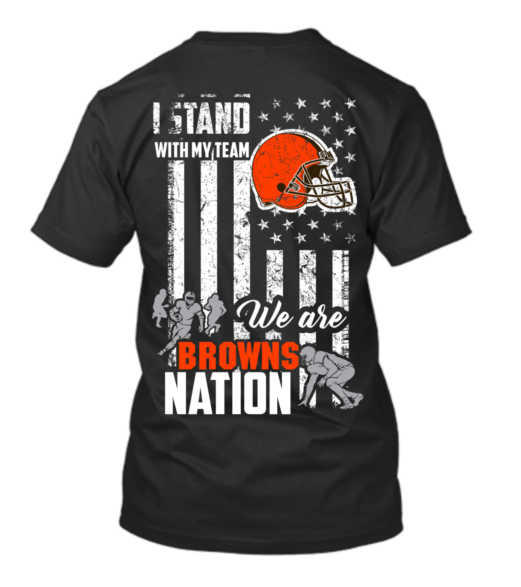 I Stand With My Team We Are Browns Nation T-Shirt