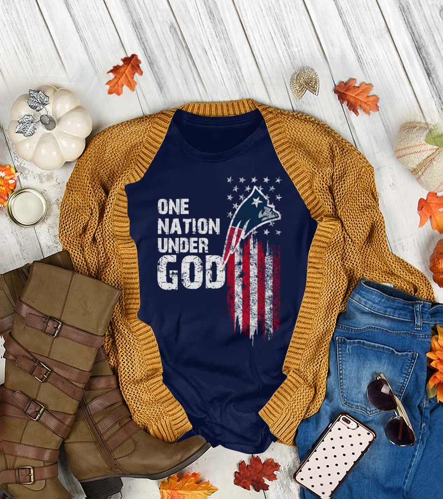 One Nation Under God New England Patriots T-Shirt