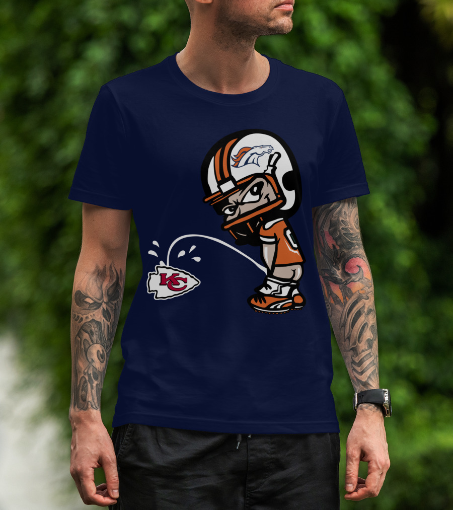 Denver Broncos Kc Rivalry Football Humor T-Shirt