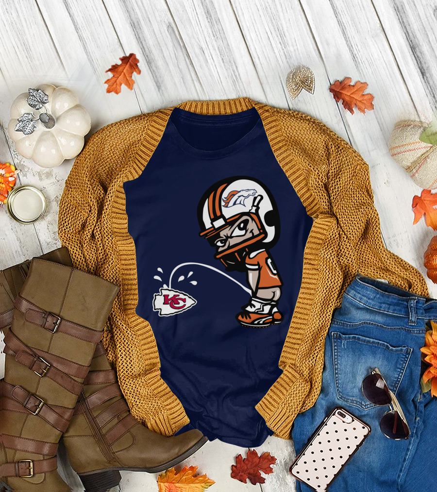 Denver Broncos Kc Rivalry Football Humor T-Shirt