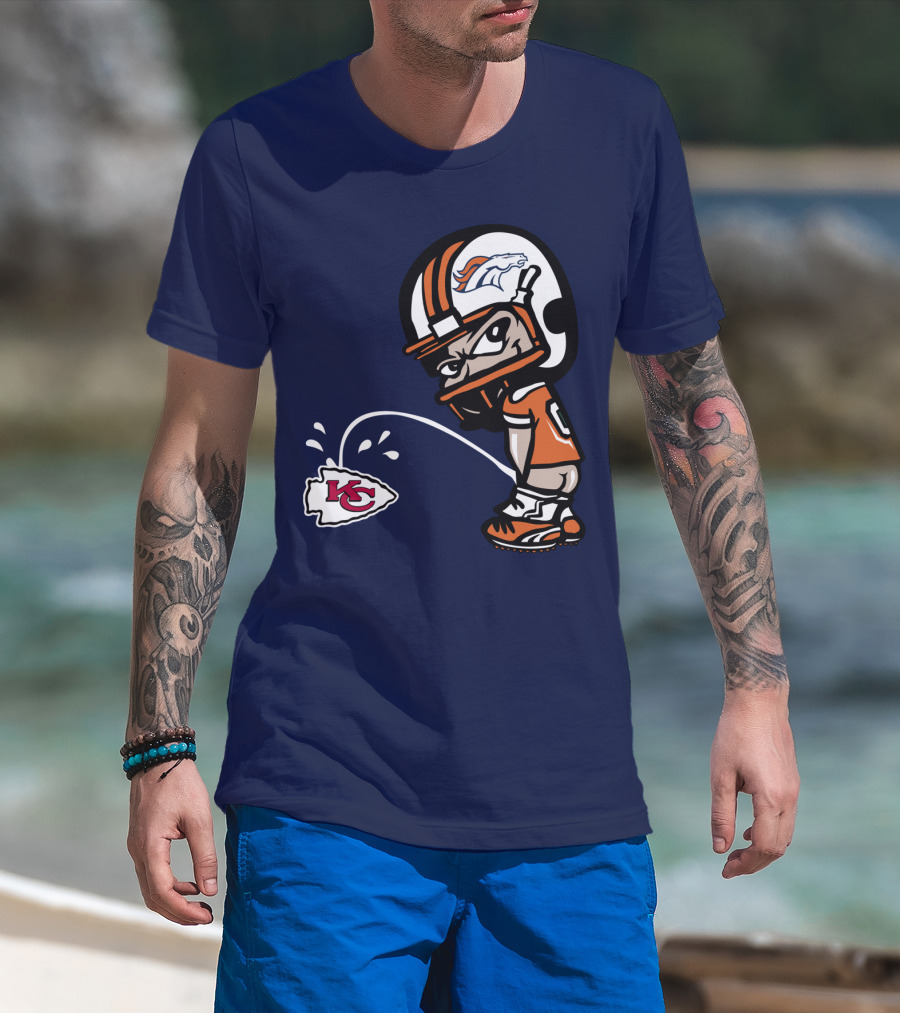 Denver Broncos Kc Rivalry Football Humor T-Shirt