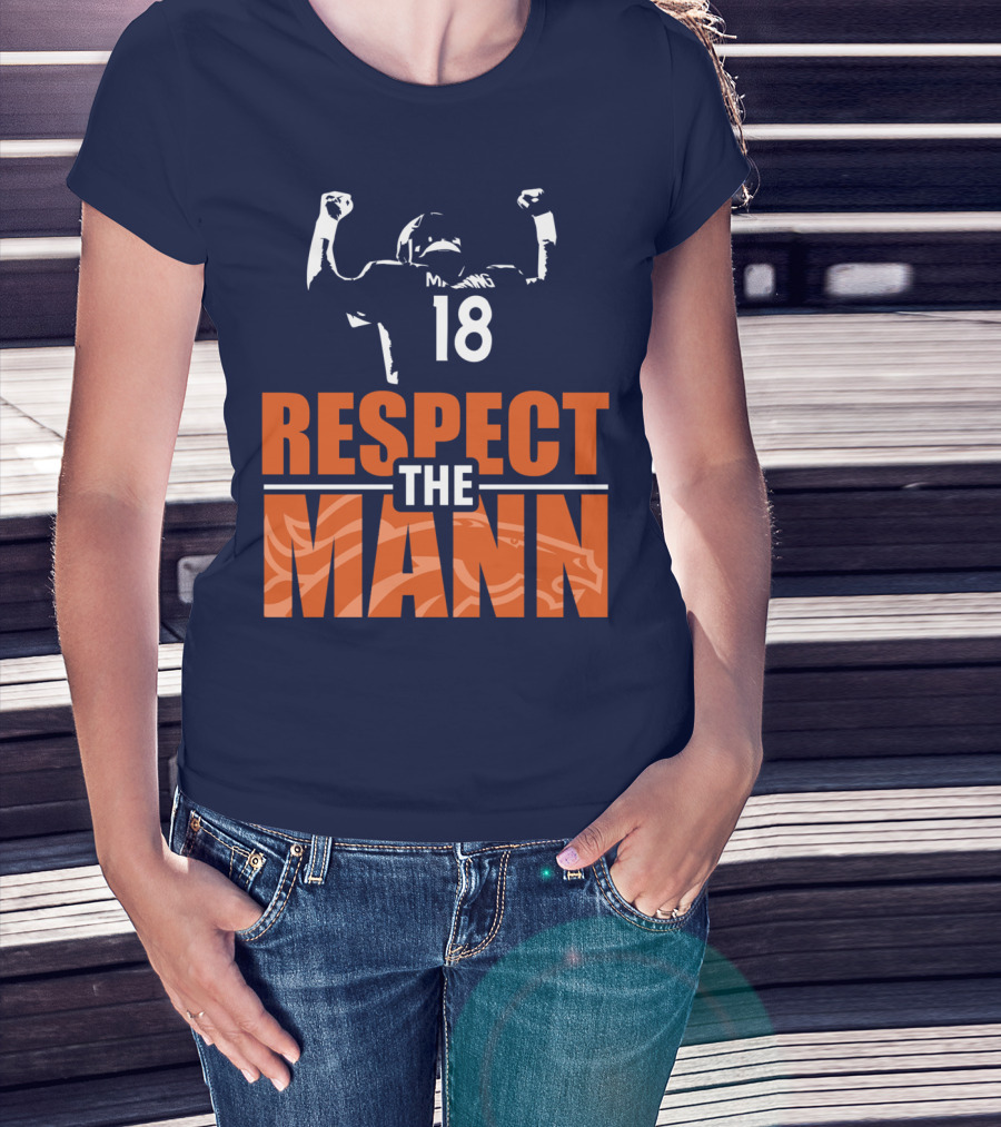 Manning Respect The Mann 18 Denver Broncos T-Shirt