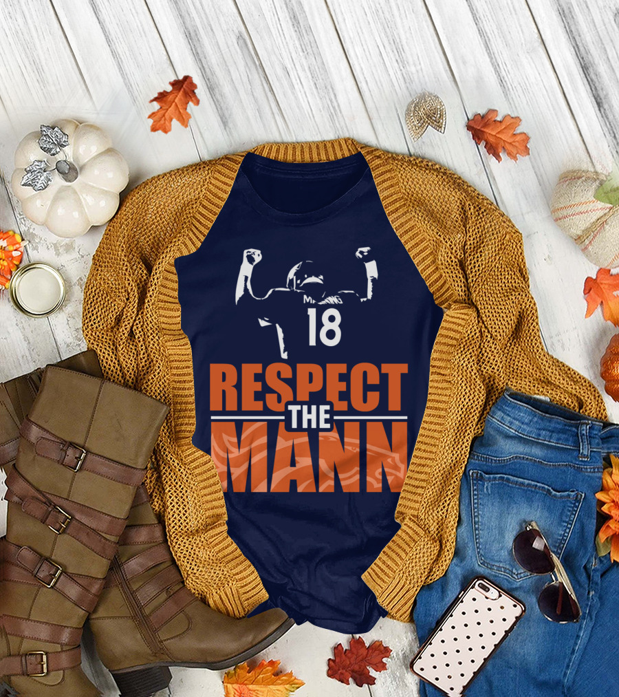 Manning Respect The Mann 18 Denver Broncos T-Shirt