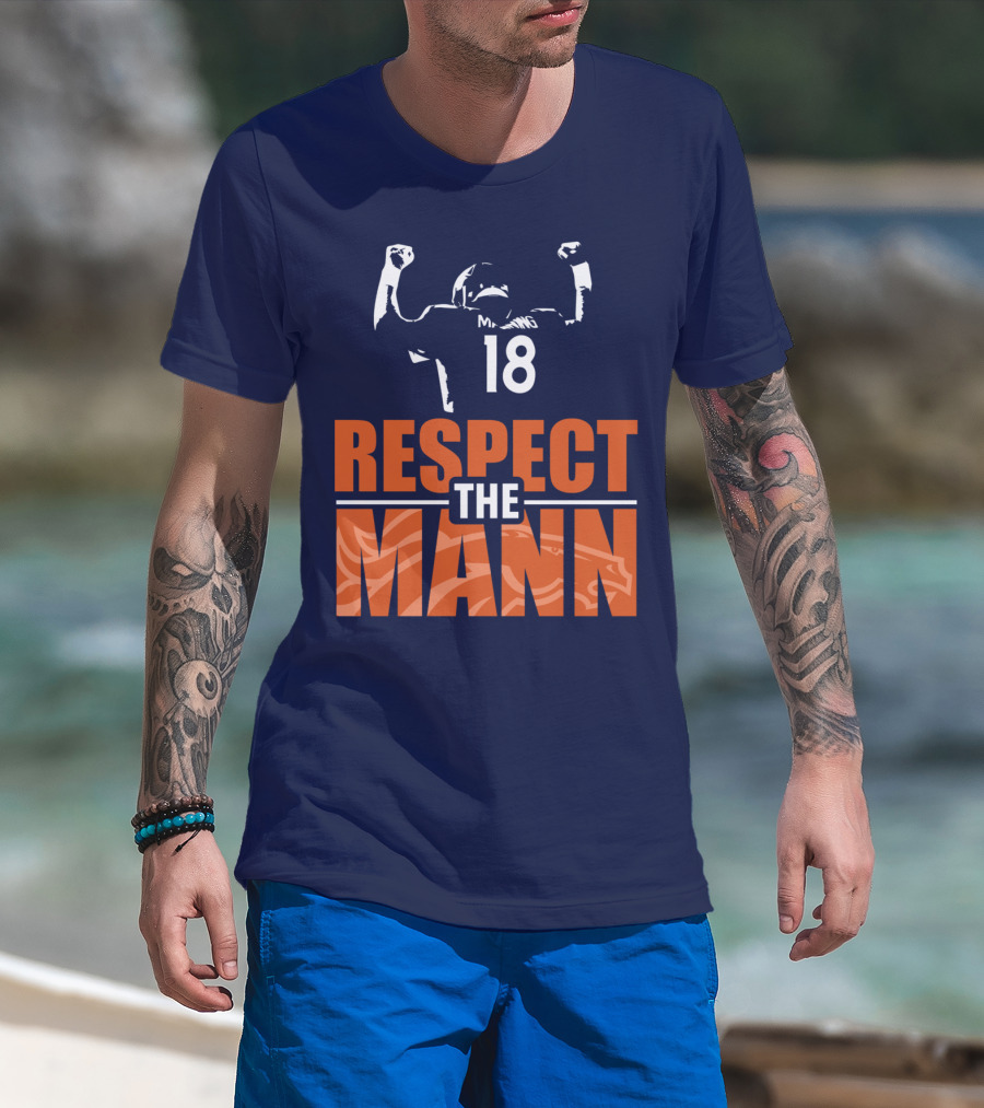 Manning Respect The Mann 18 Denver Broncos T-Shirt
