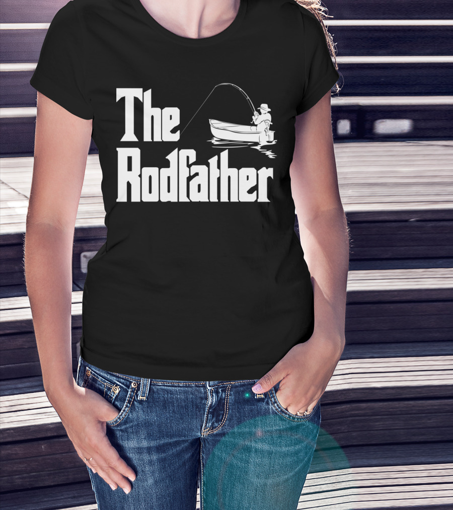 The Rodfather Funny Fishing Saying Fish Humor T-Shirt
