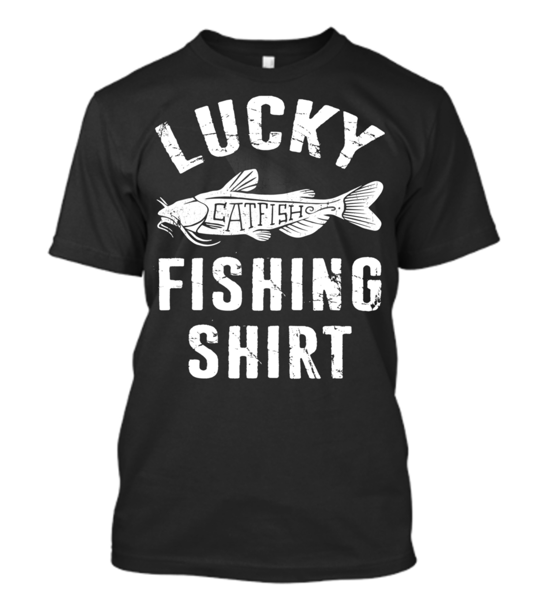 Lucky Catfish Fishing T-Shirt