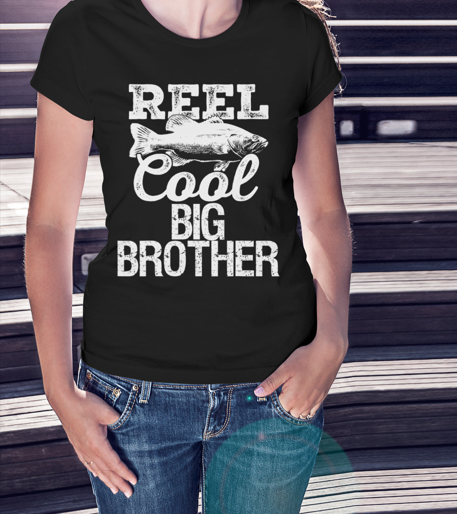 Reel Cool Big Brother Fishing Outdoor Angler Iconic T-Shirt