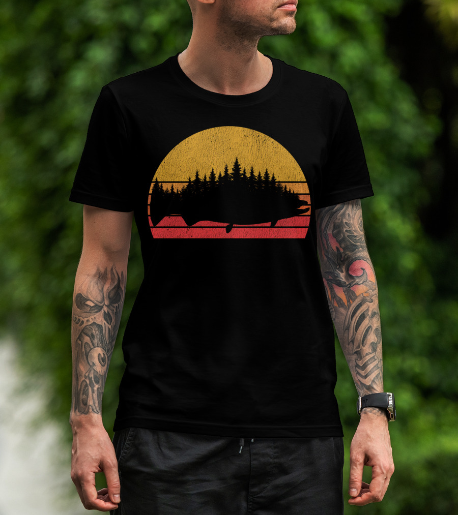 Treeline King Salmon Fishing Sunset T-Shirt