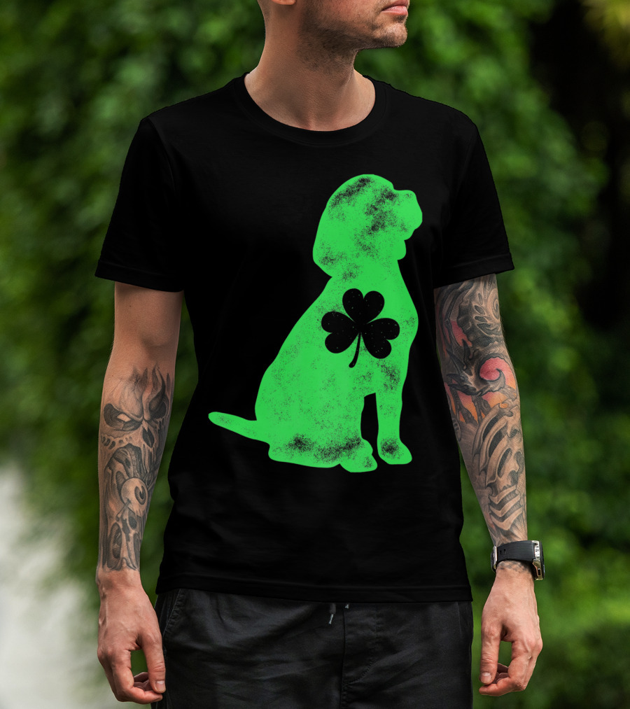 Beagle St Patricks Day Shamrock T-Shirt