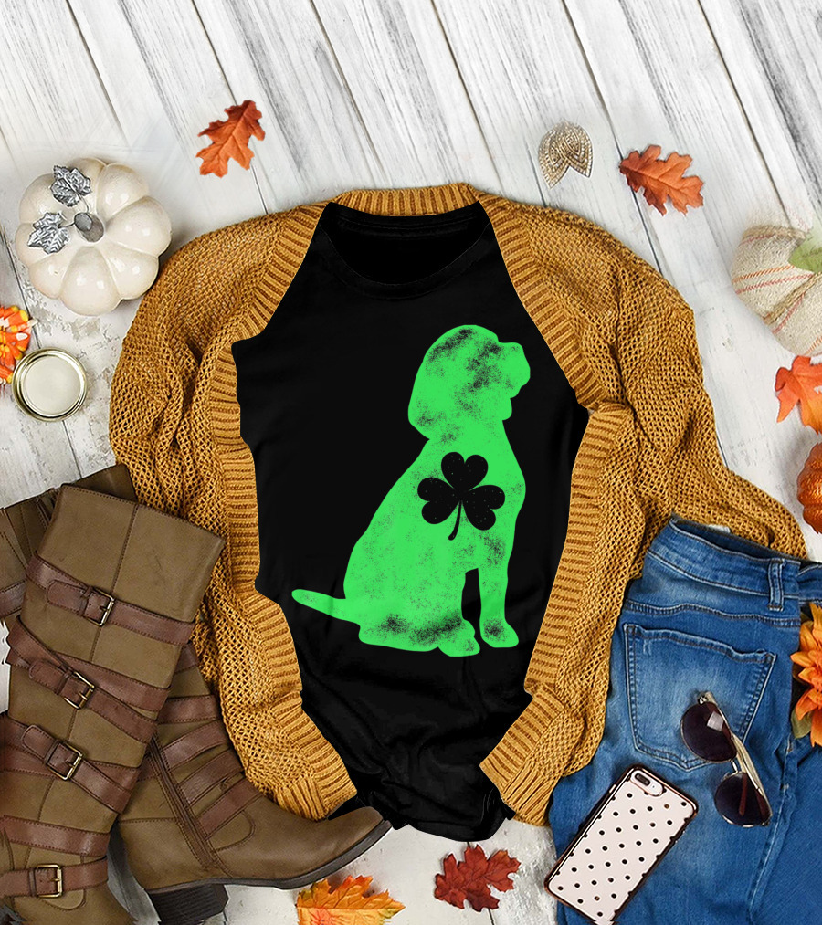 Beagle St Patricks Day Shamrock T-Shirt