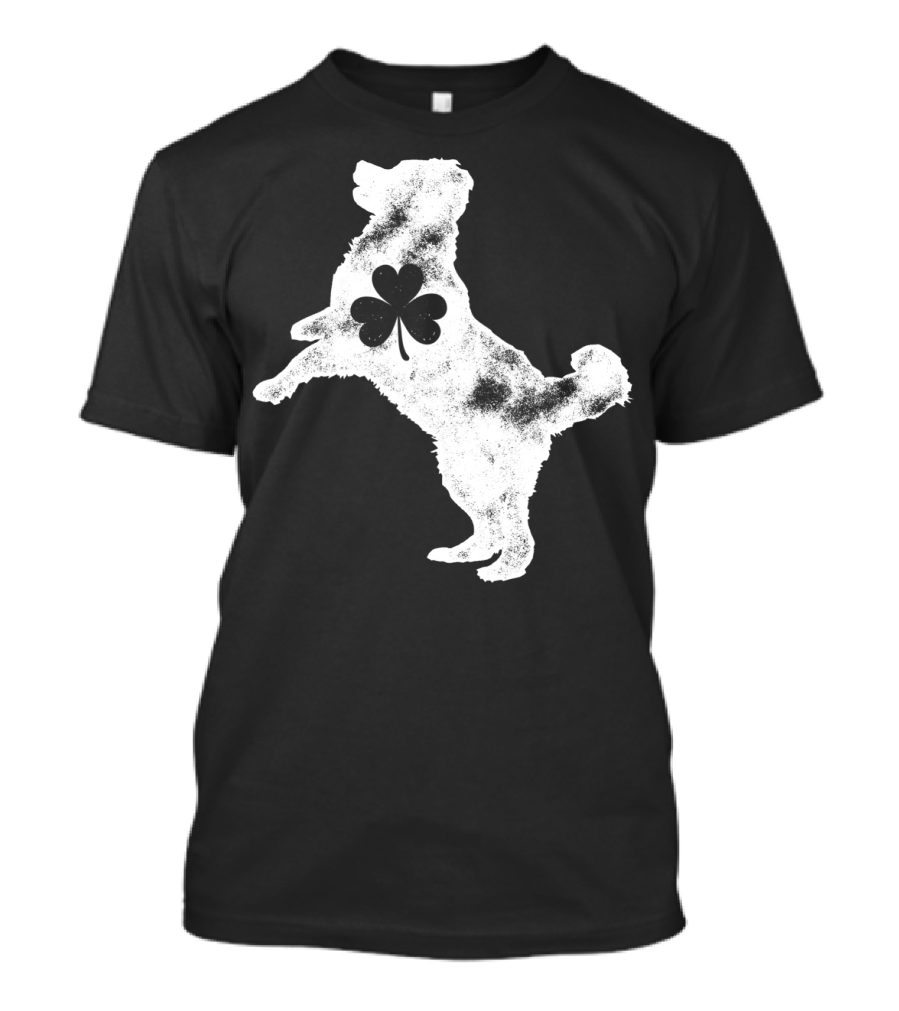Bernese Mountain Dog With Shamrock For St Patricks Day Men T-Shirt