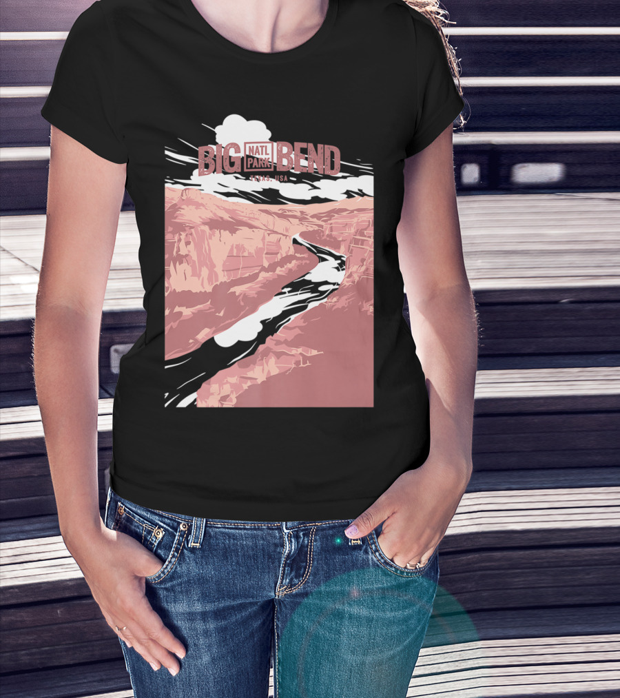 Big Bend Natl Park Texas USA Canyon Scene T-Shirt