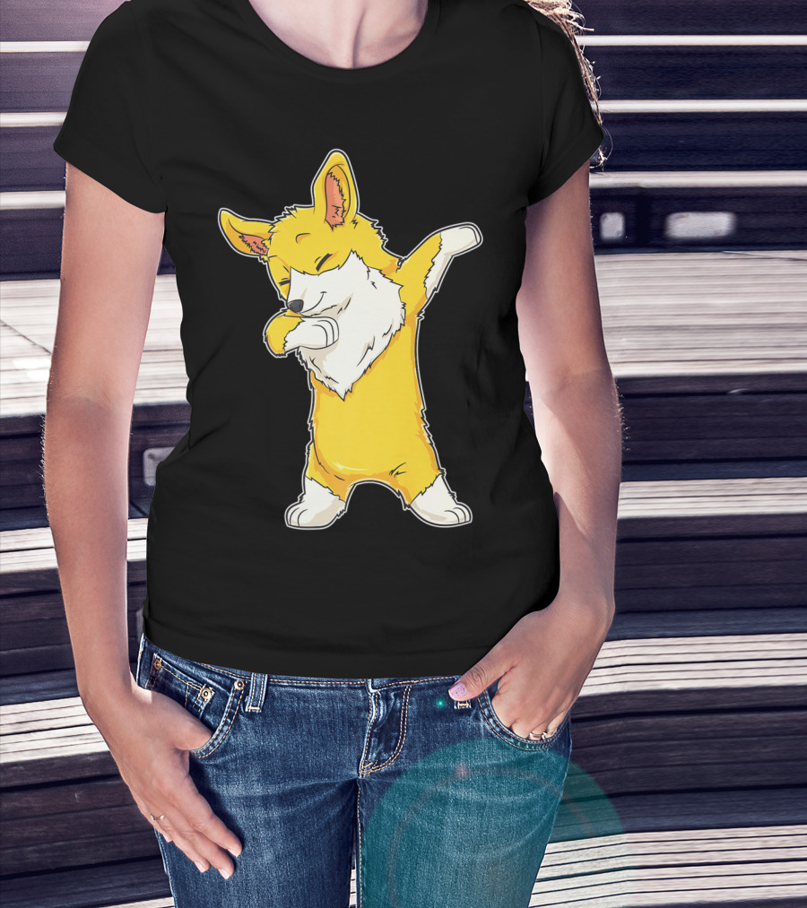 Corgi Dabbing Dance Welsh Corgis Dab T-Shirt