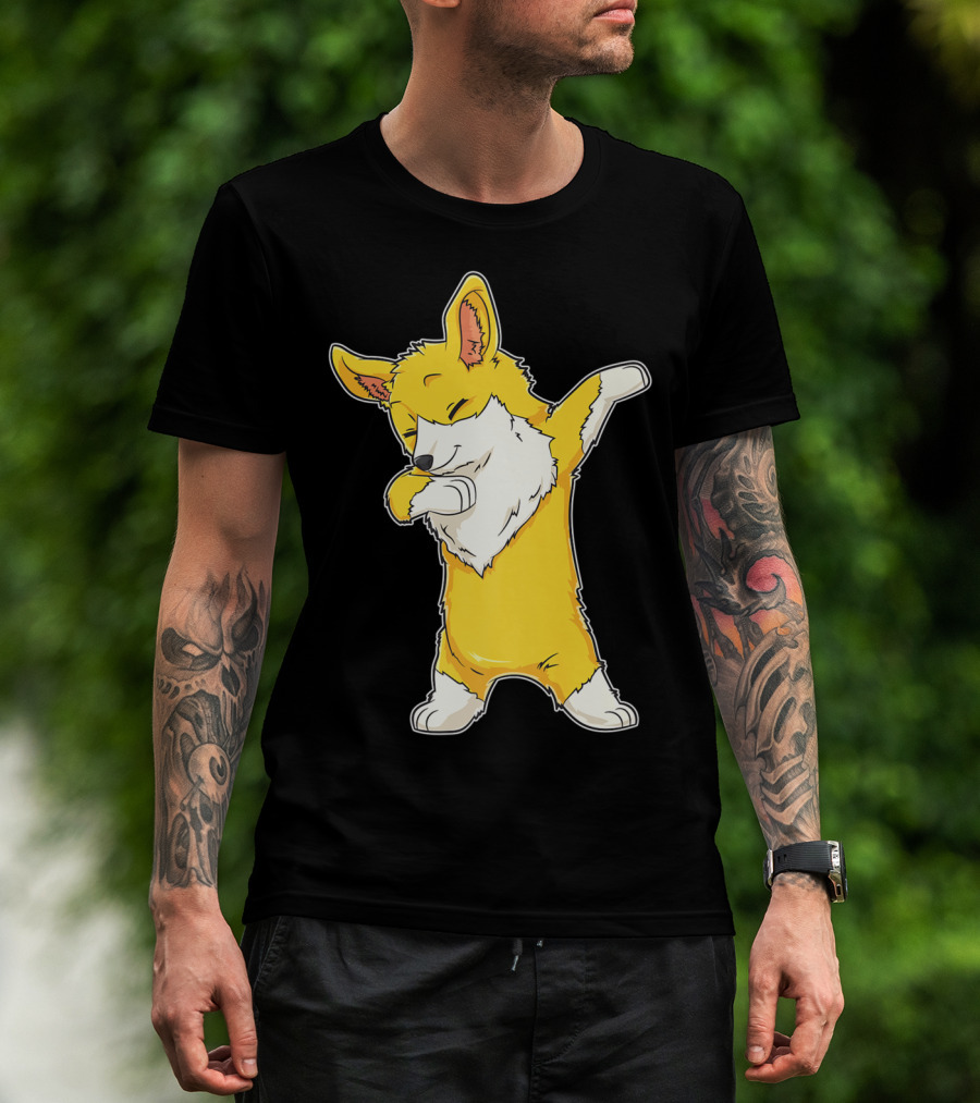 Corgi Dabbing Dance Welsh Corgis Dab T-Shirt