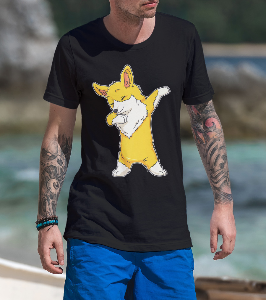 Corgi Dabbing Dance Welsh Corgis Dab T-Shirt