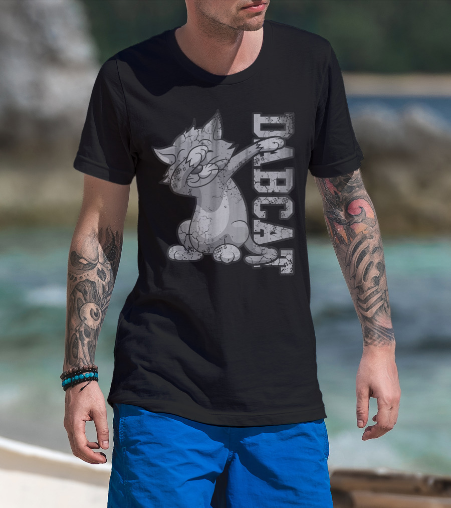Dabbing Dabcat Vintage Style Iconic Pose T-Shirt