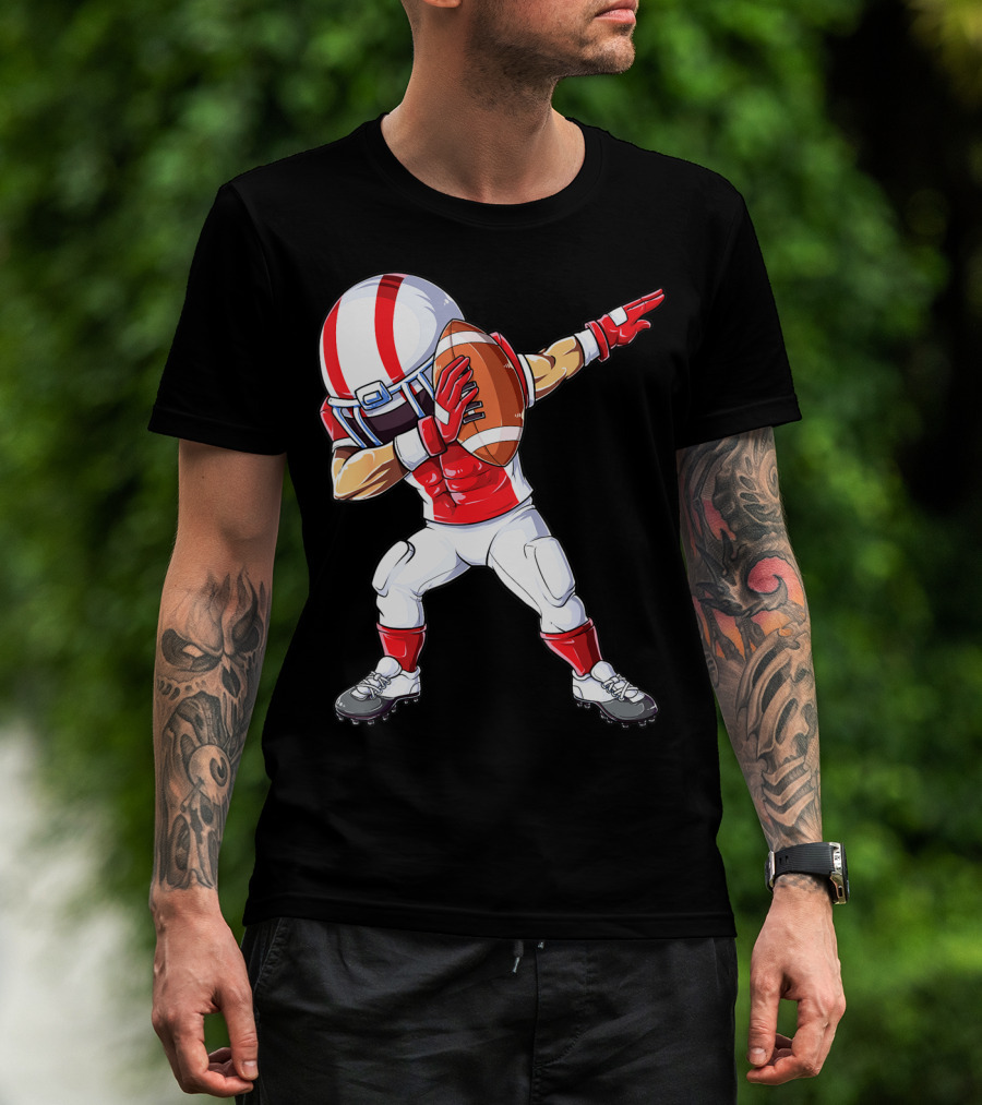 Dabbing Football Player Dab Dance Pose T-Shirt