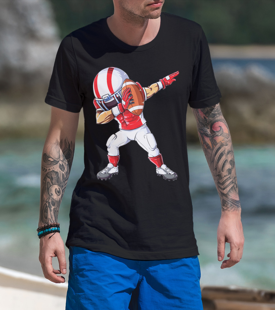 Dabbing Football Player Dab Dance Pose T-Shirt