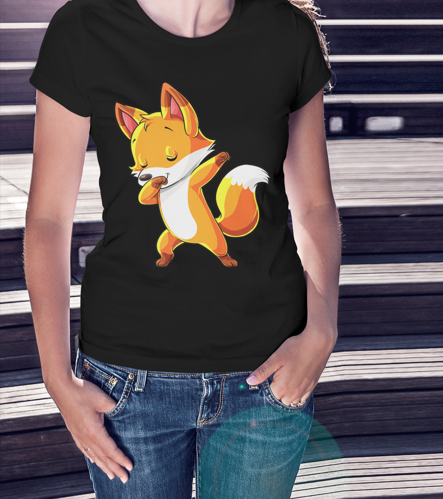 Dabbing Fox Funny Dab Women T-Shirt