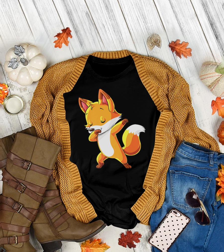 Dabbing Fox Funny Dab Women T-Shirt