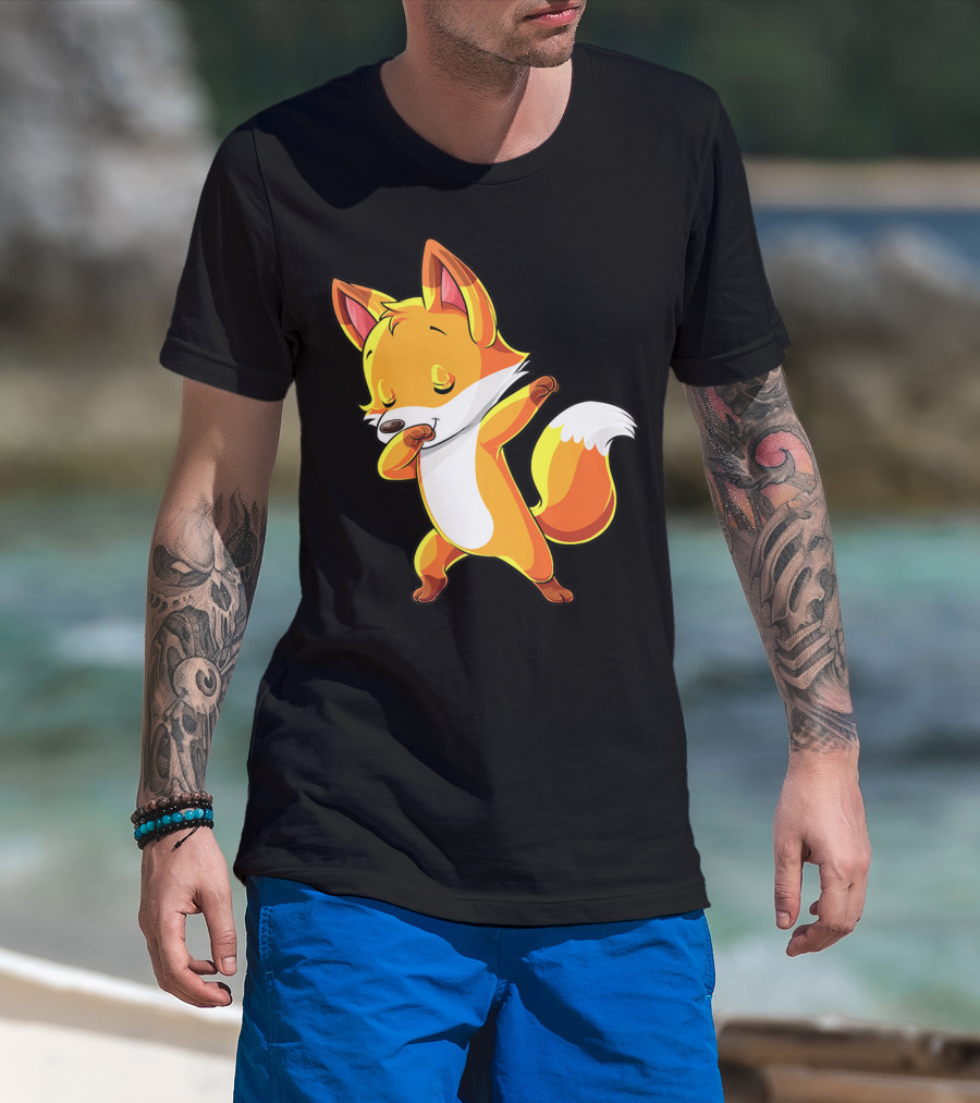 Dabbing Fox Funny Dab Women T-Shirt