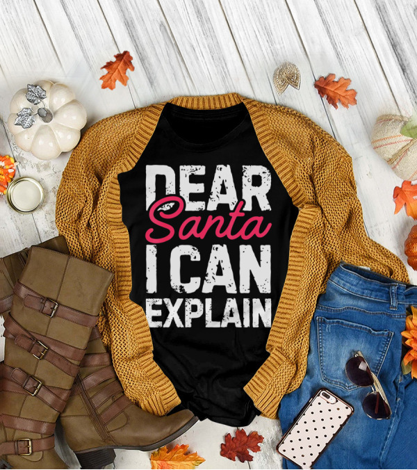 Dear Santa I Can Explain Define Good Naughty List T-Shirt