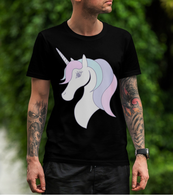 Fabulous Unicorn Pastel Colors For Women Girls T-Shirt