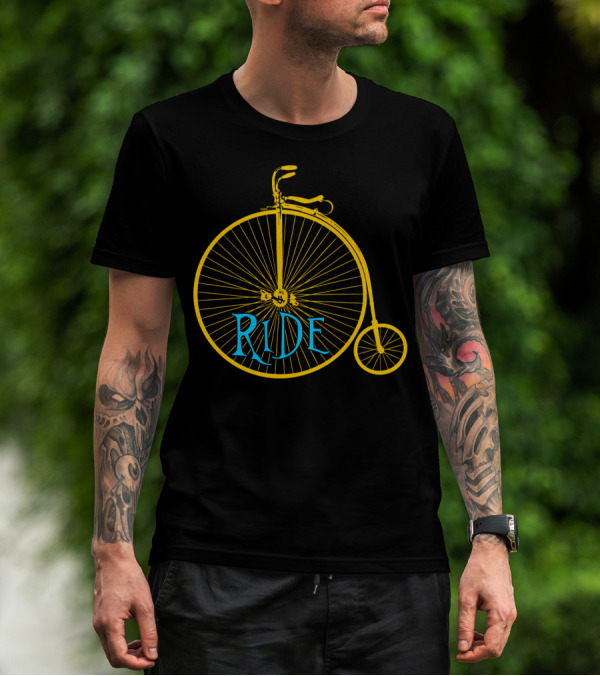 Ride The Penny Farthing Bicycle T-Shirt