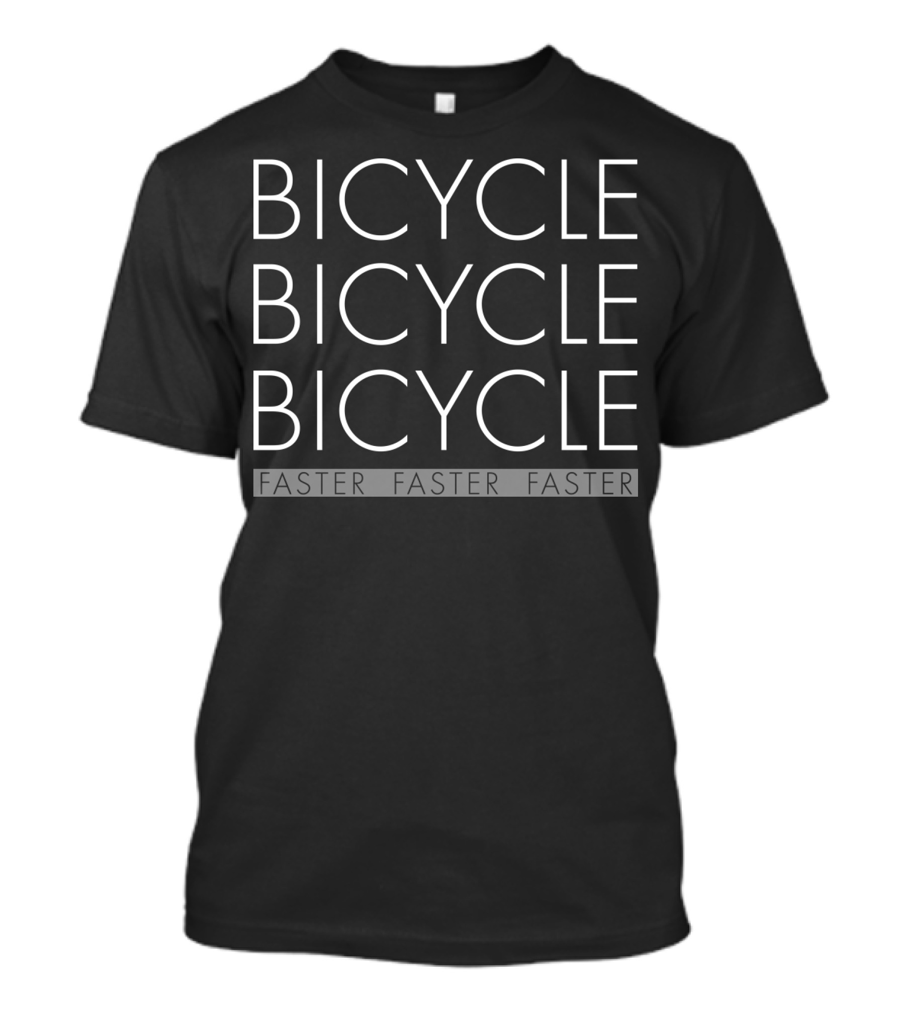 Bicycle Bicycle Bicycle Faster Faster Faster Cycling T-Shirt