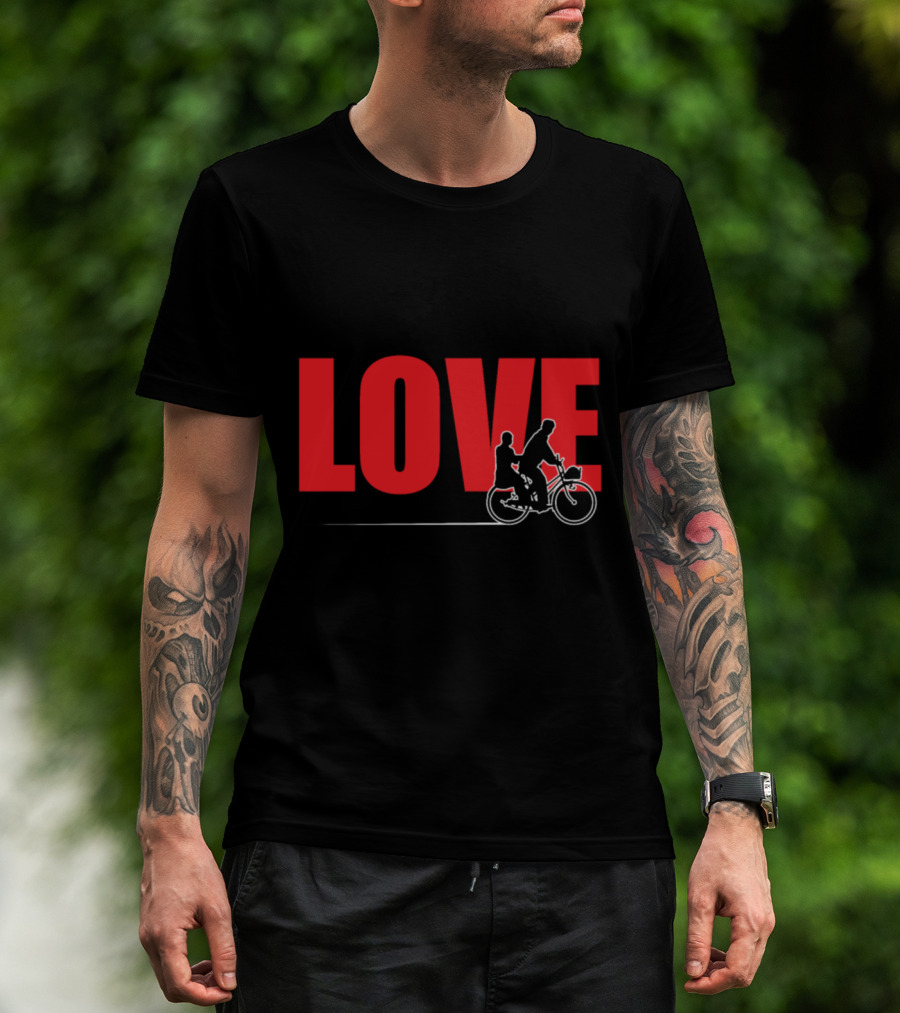LOVE Bicycle Sport Hobby Riding Bike T-Shirt