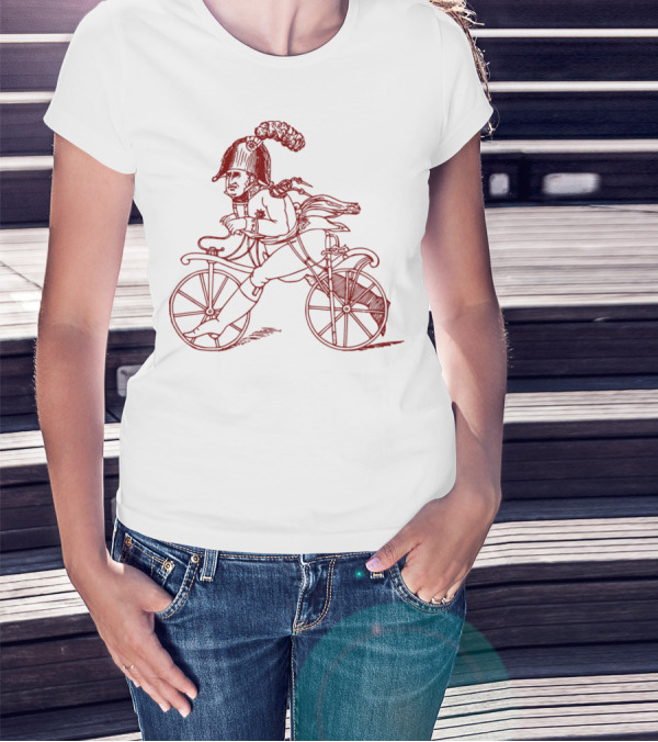 Napoleon France Bicycle Riding T-Shirt