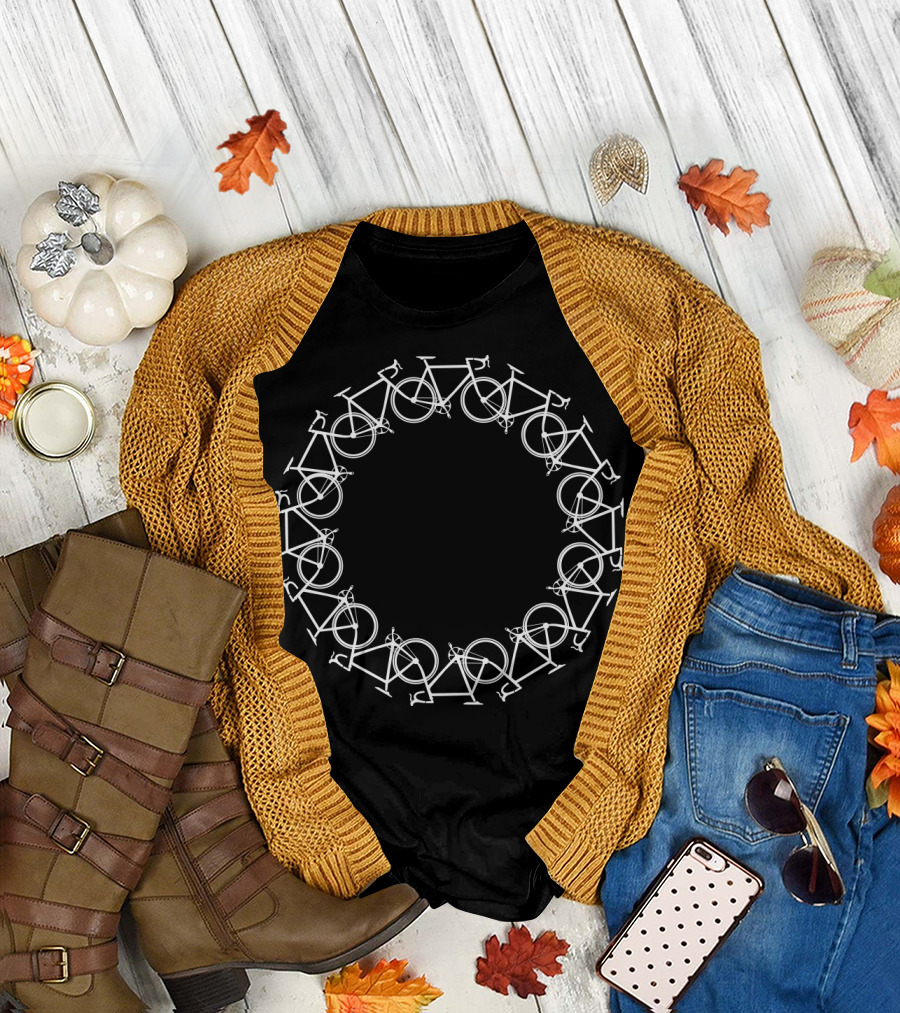 Circle Of Bike Bicycle T-Shirt